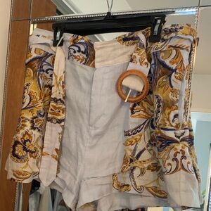 Joie Multicolor Patterned Shorts